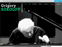 Tablet Screenshot of grigory-sokolov.com